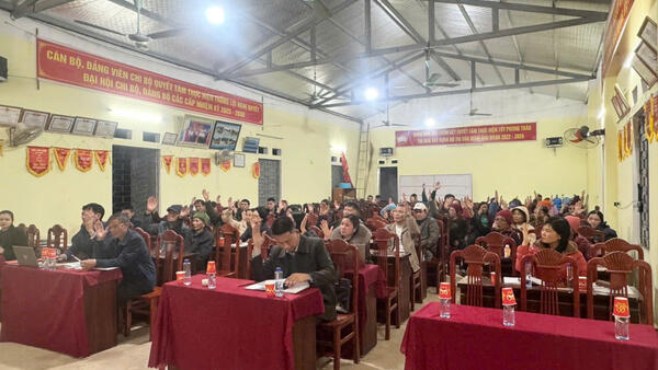 HỘI NGHỊ LẤY Ý KIẾN NHẬN XÉT VÀ TÍN NHIỆM CỦA CỬ TRI NƠI CƯ TRÚ ĐỐI VỚI NHỮNG NGƯỜI ỨNG CỬ ĐẠI BIỂU HĐND