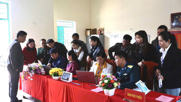 Xã Thái Bình diễn tập công tác bầu cử đại biểu Quốc hội khóa XVI và đại biểu HĐND các cấp, nhiệm kỳ 2026–2031