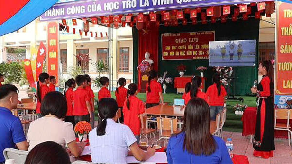 Trường Tiểu học I Thái Bình tổ chức hoạt động trải nghiệm môn Âm nhạc