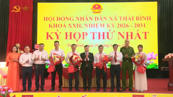 Kỳ họp thứ nhất HĐND xã Thái Bình nhiệm kỳ 2026-2031