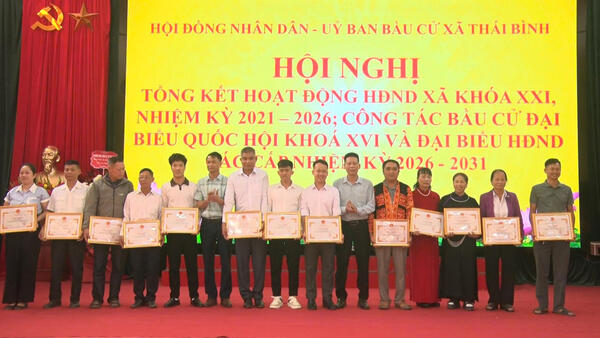 Xã Thái Bình: Đánh giá kết quả hoạt động HĐND nhiệm kỳ 2021 - 2026 và công tác bầu cử đại biểu Quốc hội, HĐND các cấp, nhiệm kỳ 2026 - 2031