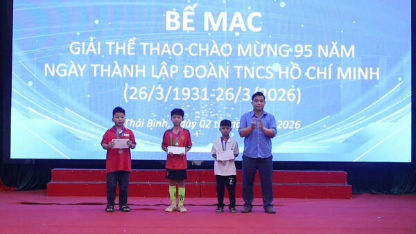 Bế mạc giải thể thao chào mừng 95 năm ngày thành lập Đoàn TNCS Hồ Chí Minh