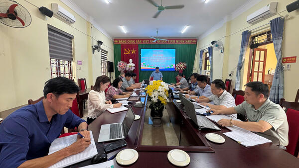 Đảng ủy xã Thái Bình họp Ban Tổ chức triển khai công tác chuẩn bị Hội thi báo cáo viên, tuyên truyền viên giỏi năm 2026