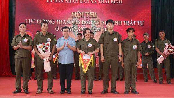 Hội thi lực lượng tham gia bảo vệ an ninh, trật tự ở cơ sở giỏi lần thứ I xã Thái Bình năm 2026