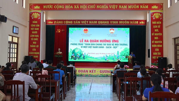 Xã Thái Bình phát động hưởng ứng phong trào “Toàn dân chung tay bảo vệ môi trường”