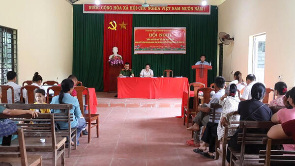 XÃ THÁI BÌNH TỔ CHỨC HỘI NGHỊ “THÁNG NGHE DÂN NÓI” VÀ TUYÊN TRUYỀN MỘT SỐ NGHỊ QUYẾT CỦA TỈNH VÀ TRUNG ƯƠNG