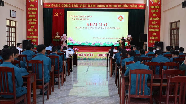 KHAI MẠC HUẤN LUYỆN DÂN QUÂN TẠI CHỖ NĂM 2026