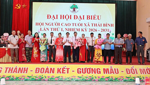 ĐẠI HỘI ĐẠI BIỂU HỘI NGƯỜI CAO TUỔI XÃ THÁI BÌNH LẦN THỨ I, NHIỆM KỲ 2026 – 2031