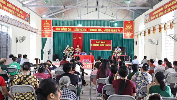Xã Thái Bình hoàn thành hội nghị Tiếp xúc cử tri sau kỳ họp thường lệ  giữa năm 2026