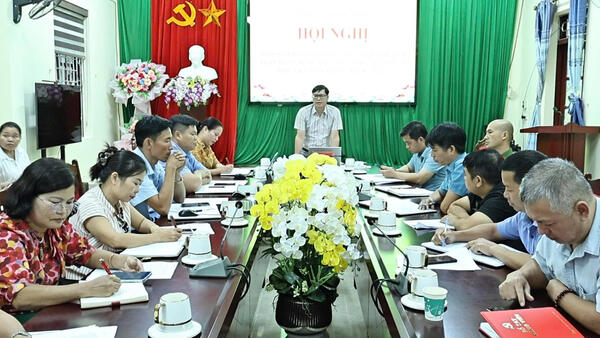Đảng ủy xã Thái Bình tổ chức Hội nghị Ban Chỉ đạo phong trào thi đua  bảo vệ môi trường