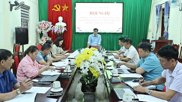 Đảng ủy xã Thái Bình giao ban với MTTQ và các tổ chức chính trị - xã hội