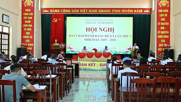 Đảng ủy xã Thái Bình tổ chức Hội nghị Ban Chấp hành Đảng bộ xã lần thứ 9, nhiệm kỳ 2025 - 2030