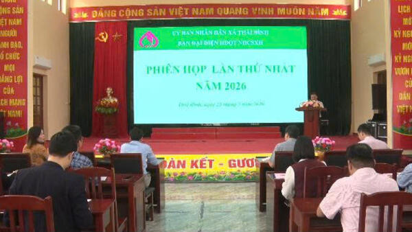 PHIÊN HỌP THỨ NHẤT CỦA BAN ĐẠI DIỆN HỘI ĐỒNG QUẢN TRỊ NGÂN HÀNG CHÍNH SÁCH XÃ HỘI XÃ THÁI BÌNH